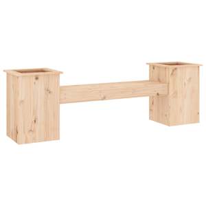 Lavice s truhlíky 184,5 x 39,5 x 56,5 cm masivní borové dřevo - obrázek 6