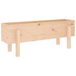 Zahradní vyvýšený záhon 101 x 30 x 38 cm masivní borové dřevo - obrázek 2