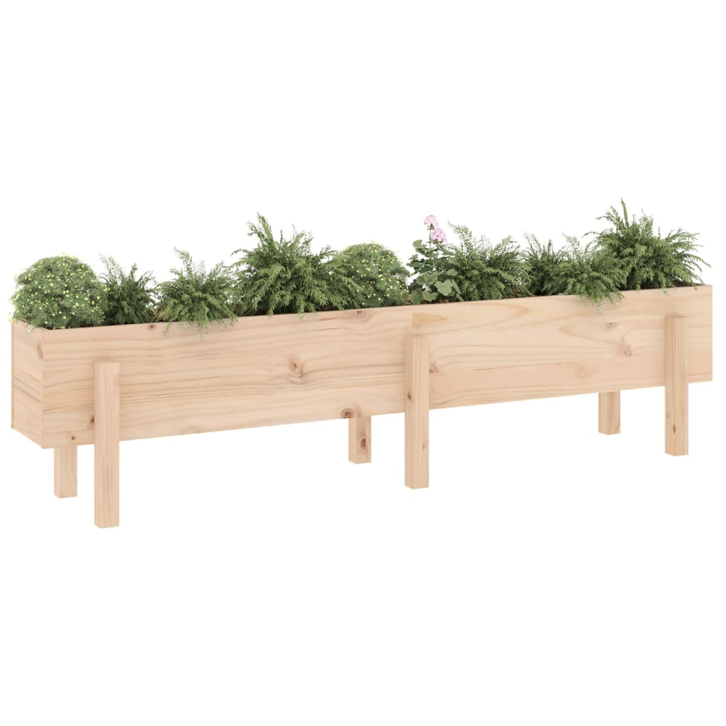 vidaXL Lit surélevé de jardin 160x30x38 cm bois de pin massif