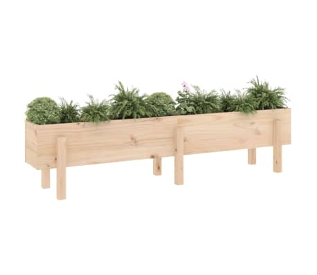 vidaXL Lit surélevé de jardin 160x30x38 cm bois de pin massif