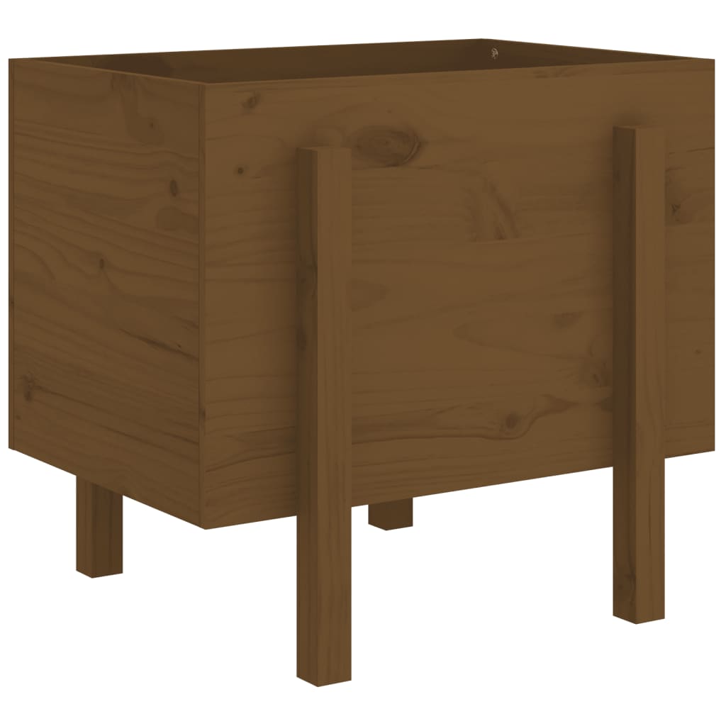 E-shop vidaXL Záhradný kvetináč medovo-hnedý 62x50x57 cm borovicový masív