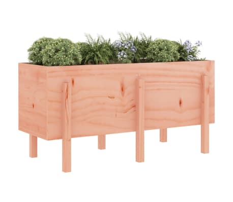 vidaXL Strat &icirc;nălțat de grădină, 121x50x57 cm, lemn masiv Douglas