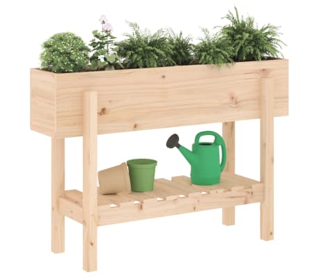 vidaXL Garden Raised Bed 101x30x69 cm Solid Wood Pine