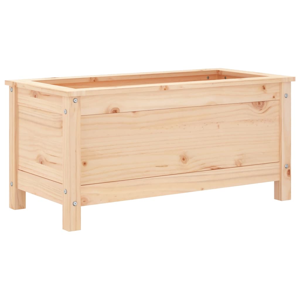 vidaXL Zahradní truhlík 82,5 x 40 x 39 cm masivní borové dřevo
