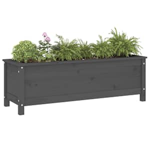 vidaXL Ζαρντινιέρα Υπερυψωμένη 119,5x40x39 εκ. από Μασίφ Ξύλο Πεύκου
