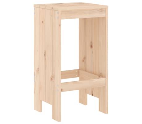 vidaXL Bar Stools 2 pcs 40x36x75 cm Solid Wood Pine