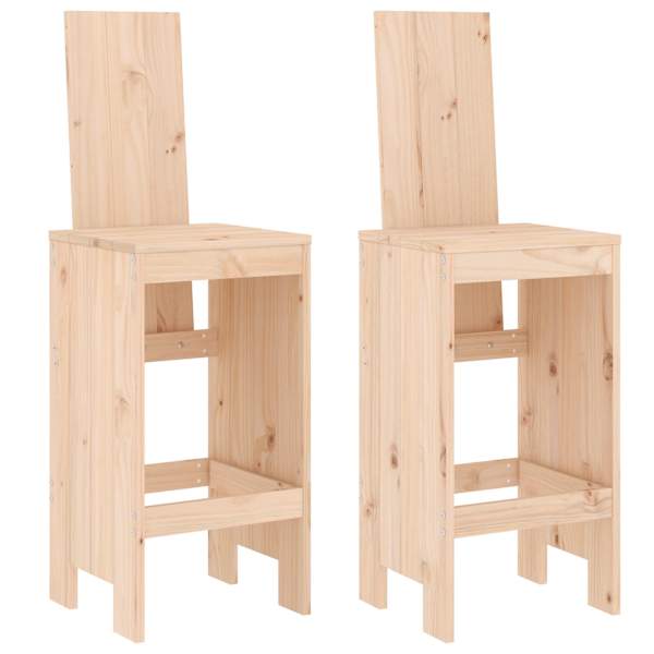 vidaXL baaripukid 2 tk, 40 x 42 x 120 cm, m&auml;nnipuit
