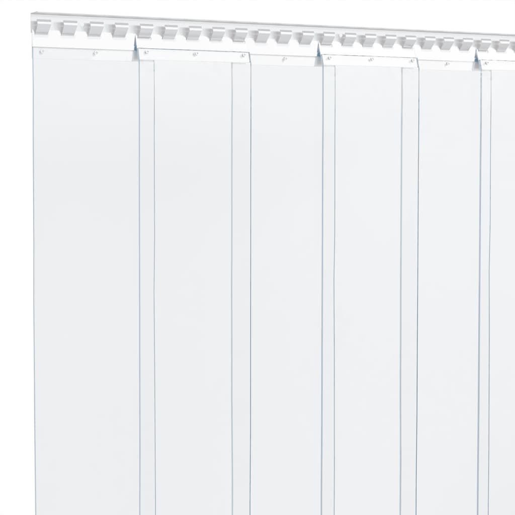 vidaXL Perdea pentru ușă, transparent, 300 mmx2,6 mm 10 m, PVC