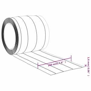 Závěs do dveří průhledný 200 mm x 1,6 mm 25 m PVC - obrázek 7