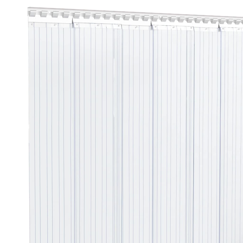 vidaXL Perdea pentru ușă, transparent, 300 mmx2,6 mm 25 m, PVC
