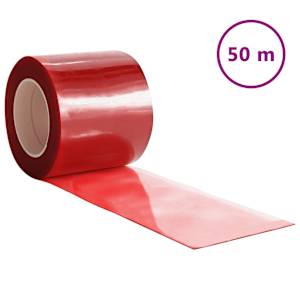 Závěs do dveří červený 200 mm x 1,6 mm 50 m PVC - obrázek 2