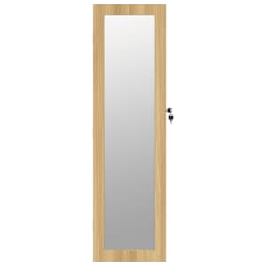 Zrcadlová šperkovnice nástěnná 30 x 8,5 x 106 cm - obrázek 4