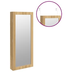 Zrcadlová šperkovnice s LED světly nástěnná - obrázek 9