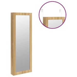 Zrcadlová šperkovnice s LED světly nástěnná - obrázek 9
