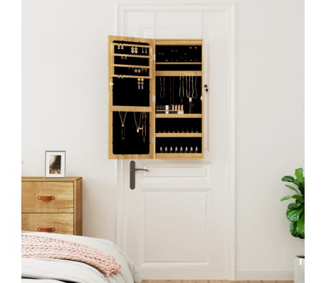 vidaXL Zrcadlov&aacute; &scaron;perkovnice s LED světly n&aacute;stěnn&aacute;