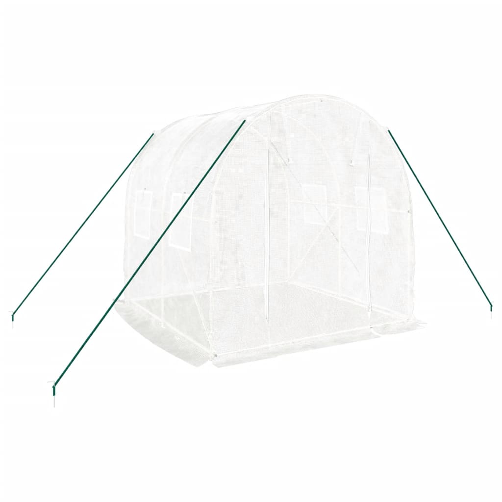 vidaXL Tuinkas met stalen frame 4 m² 2x2x2 m afbeelding