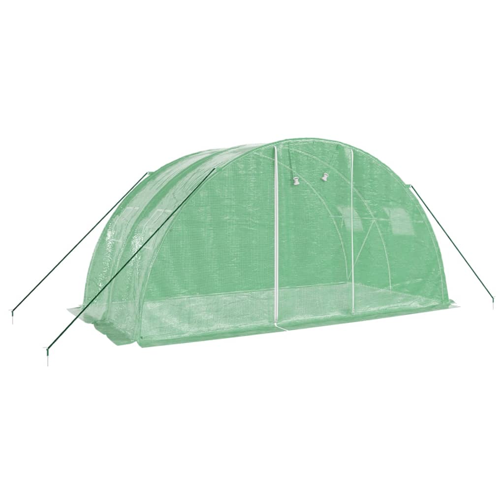 vidaXL Tuinkas met stalen frame 8 m² 4x2x2 m afbeelding