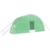 vidaXL kasvuhoone terasraamiga, roheline, 12 m&sup2;, 6x2x2,85 m
