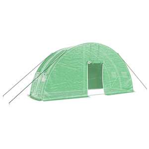 vidaXL kasvuhoone terasraamiga, roheline, 12 m&sup2;, 6x2x2,85 m