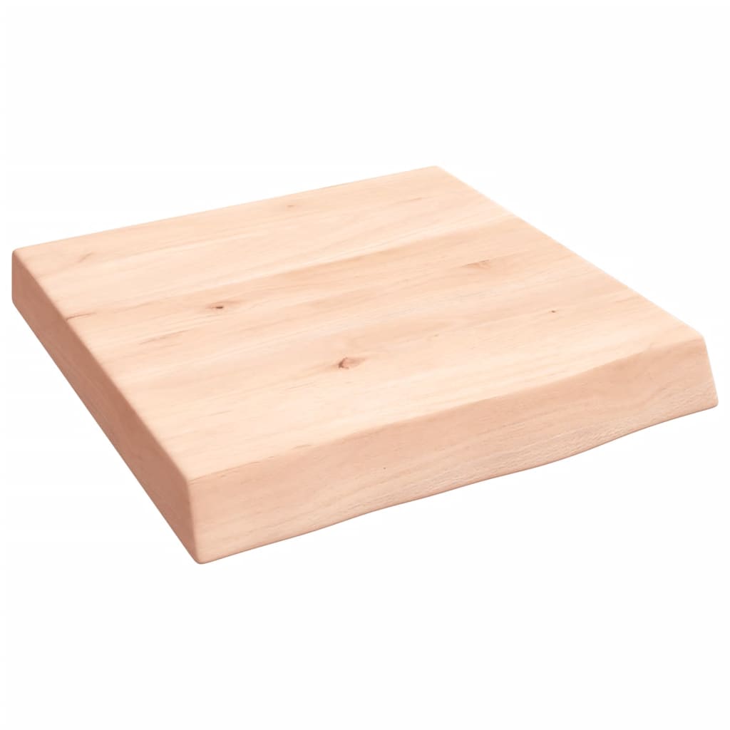 Thumbnail - vidaXL Wandregal 40x40x(2-6) cm Massivholz Eiche Unbehandelt