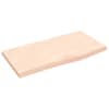 vidaXL seinariiul, 60x30x(2-4) cm, t&ouml;&ouml;tlemata tammepuit