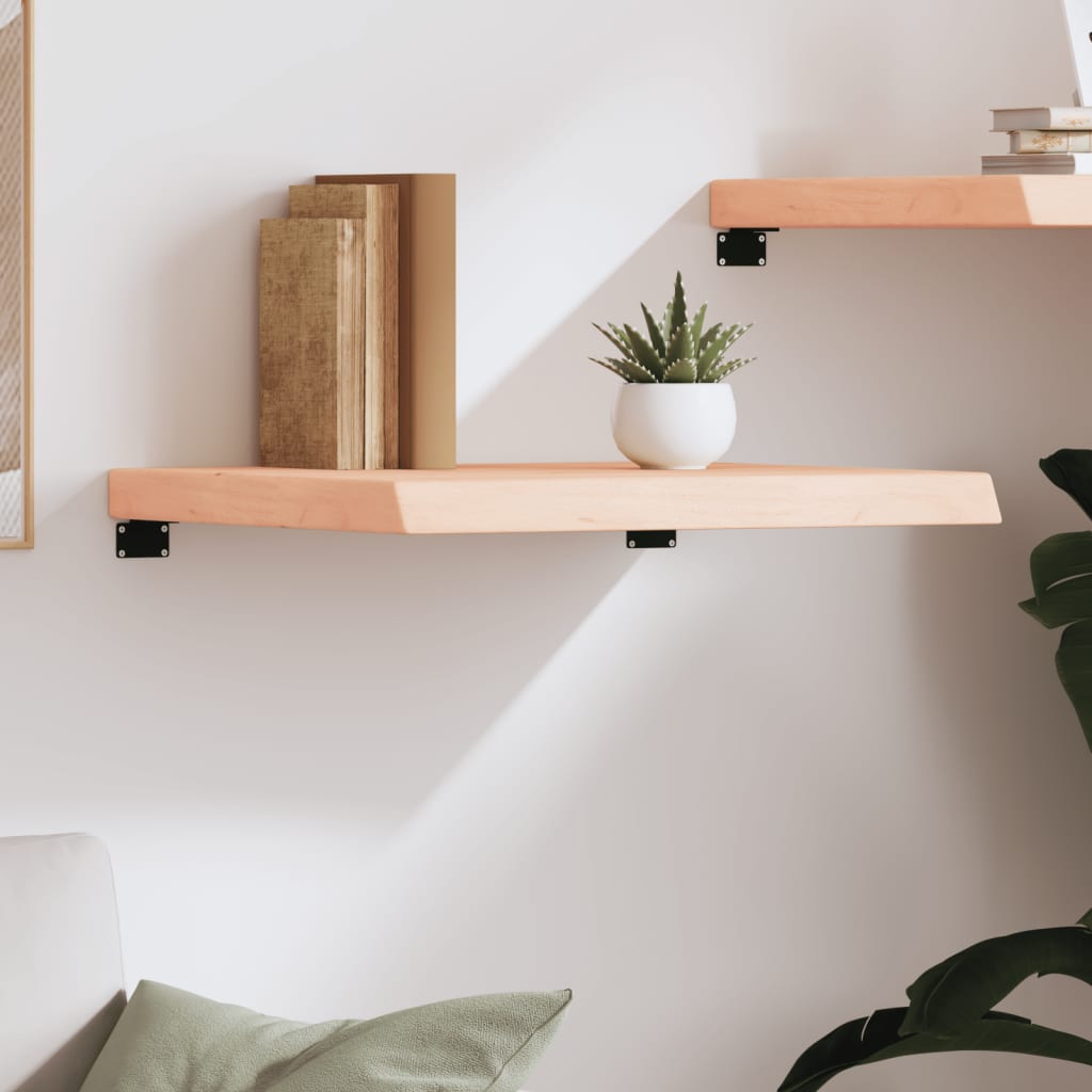 vidaXL Wandschap 60x60x(2-6) cm onbehandeld massief eikenhout afbeelding