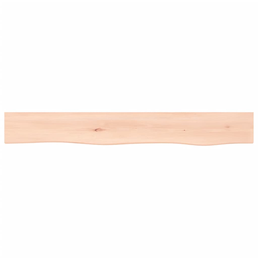 vidaXL Wandschap 80x10x4 cm onbehandeld massief eikenhout, foto 4