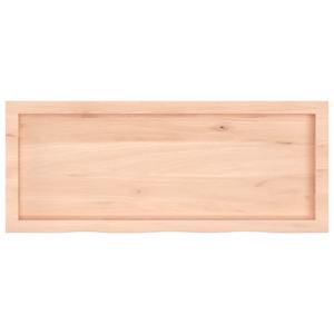 Nástěnná police 100x40x(2-6) cm neošetřené masivní dubové dřevo - obrázek 5