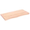 vidaXL seinariiul, 100 x 50 x (2-4) cm, t&ouml;&ouml;tlemata tammepuit