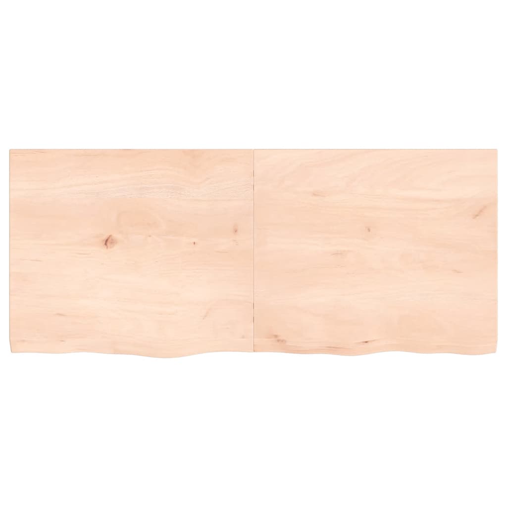 Thumbnail - vidaXL Wandregal 140x60x(2-4) cm Massivholz Eiche Unbehandelt