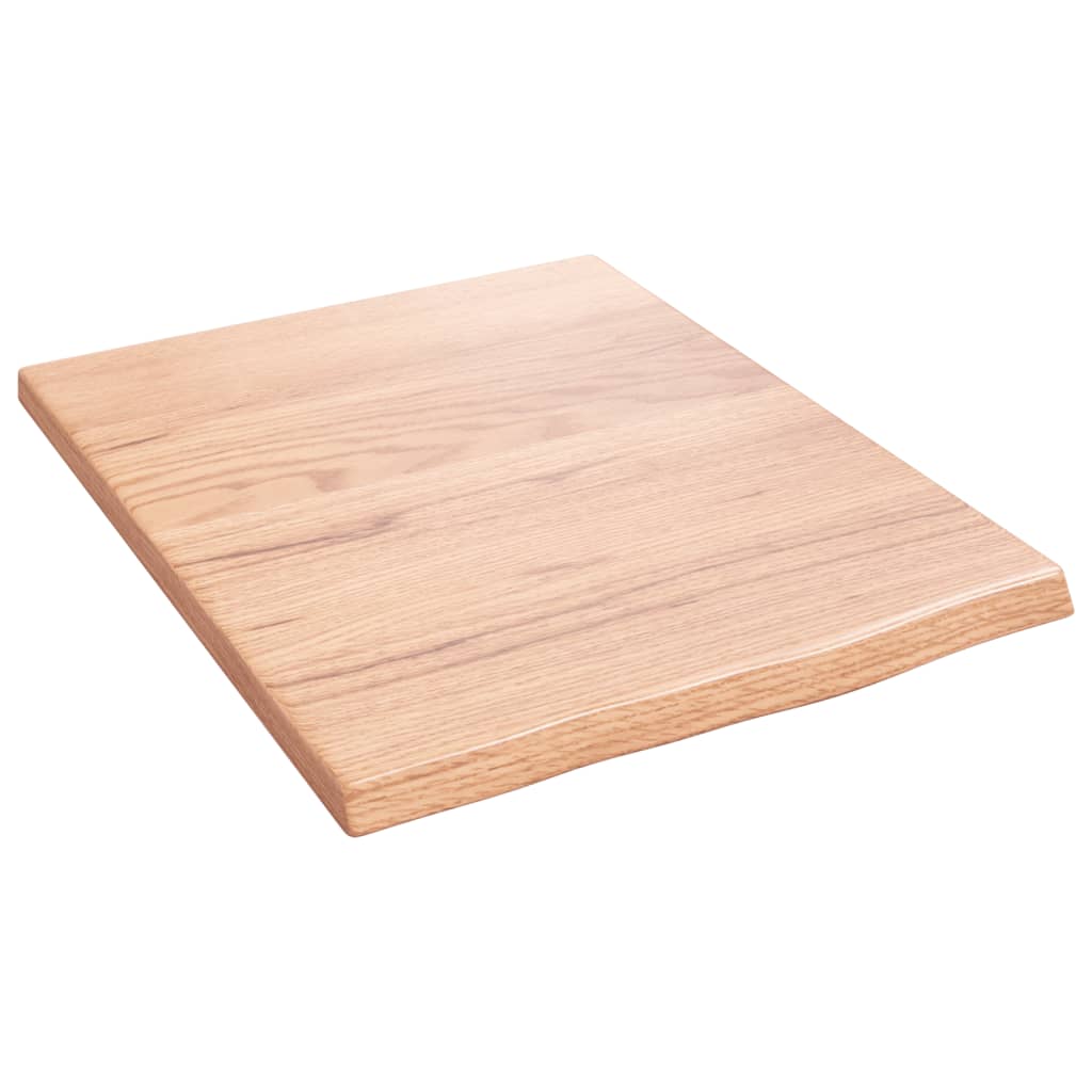 Image of vidaXL Wall Shelf Light Brown 40x50x2 cm Treated Solid Wood Oak