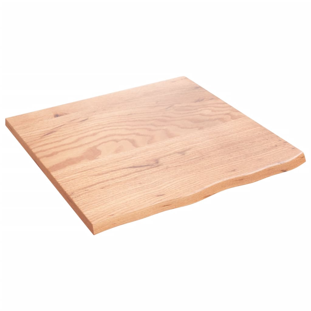 Image of vidaXL Wall Shelf Light Brown 60x60x2 cm Treated Solid Wood Oak