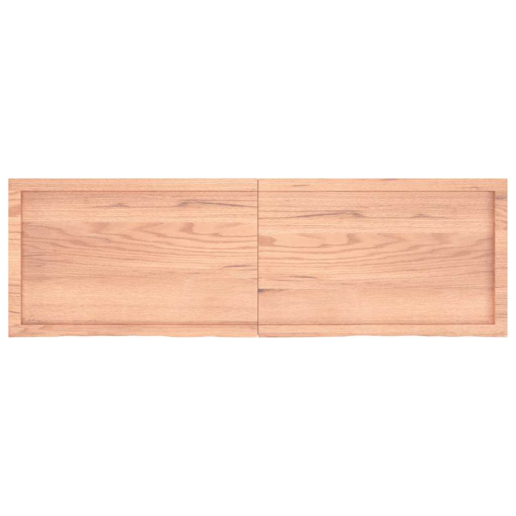 vidaXL Seinähylly vaaleanruskea 160x50x(2-6) cm käsitelty täystammi