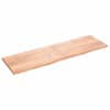 vidaXL seinariiul, helepruun, 200 x 60 x (2-4) cm, t&ouml;&ouml;deldud tammepuit