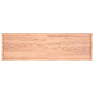vidaXL &Eacute;tag&egrave;re murale marron clair bois ch&ecirc;ne massif trait&eacute;