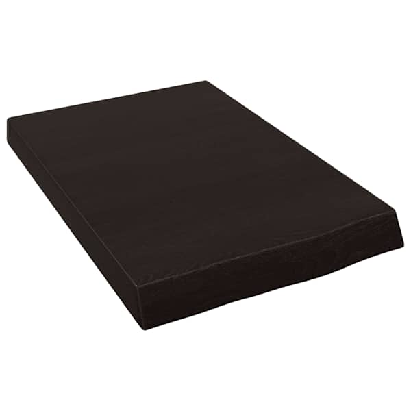 vidaXL seinariiul, tumepruun, 40x60x(2-6) cm, t&ouml;&ouml;deldud tammepuit