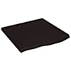 vidaXL seinariiul, tumepruun, 60x60x(2-4) cm, t&ouml;&ouml;deldud tammepuit