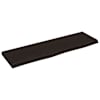 vidaXL seinariiul, tumepruun, 100x30x(2-4) cm, t&ouml;&ouml;deldud tammepuit