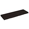 vidaXL seinariiul, tumepruun, 120x40x(2-6) cm, t&ouml;&ouml;deldud tammepuit