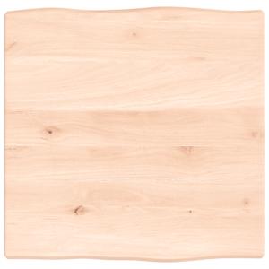 vidaXL lauaplaat, 40x40x2 cm, tammepuit, naturaalsed servad