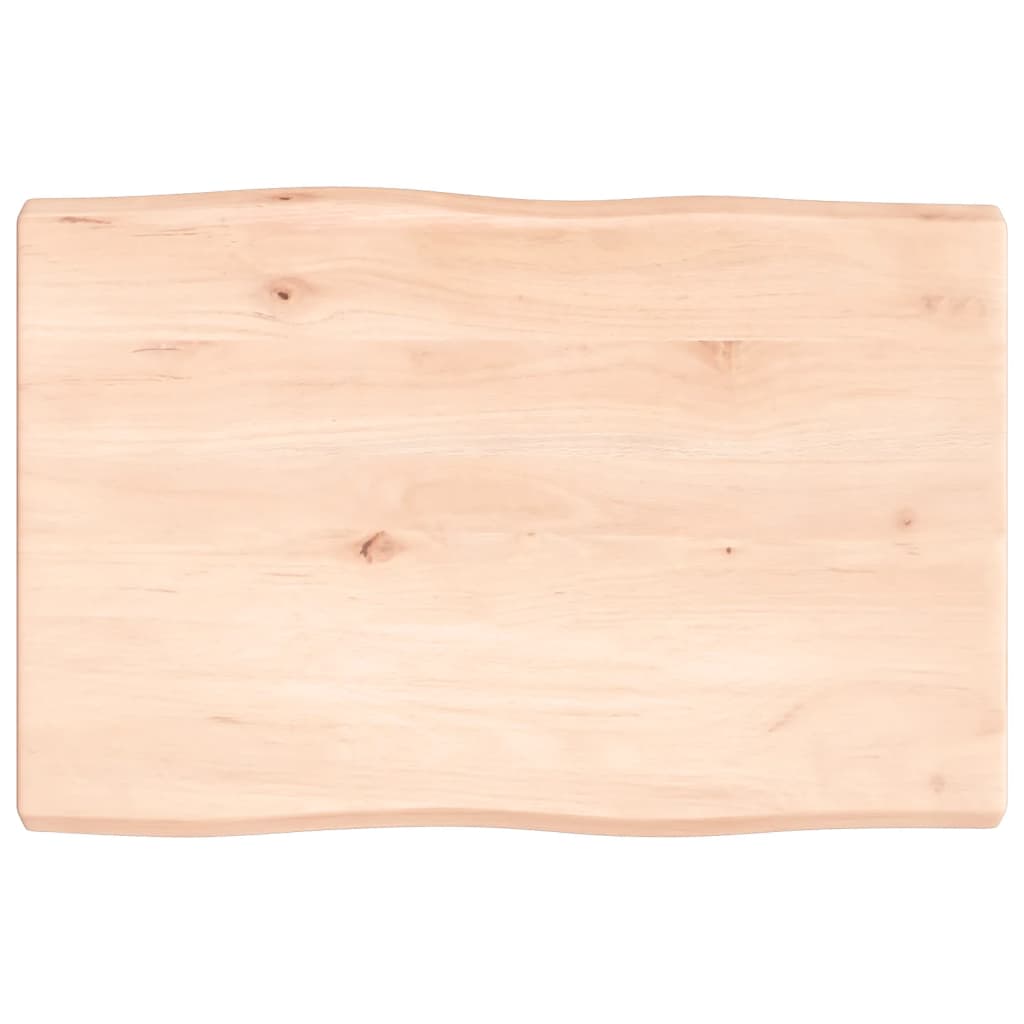 vidaXL Blat masă 60x40x(2-4) cm lemn stejar netratat contur organic