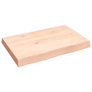 Stolní deska 60x40x(2-6) cm neošetřený masivní dřevo živá hrana - obrázek 4