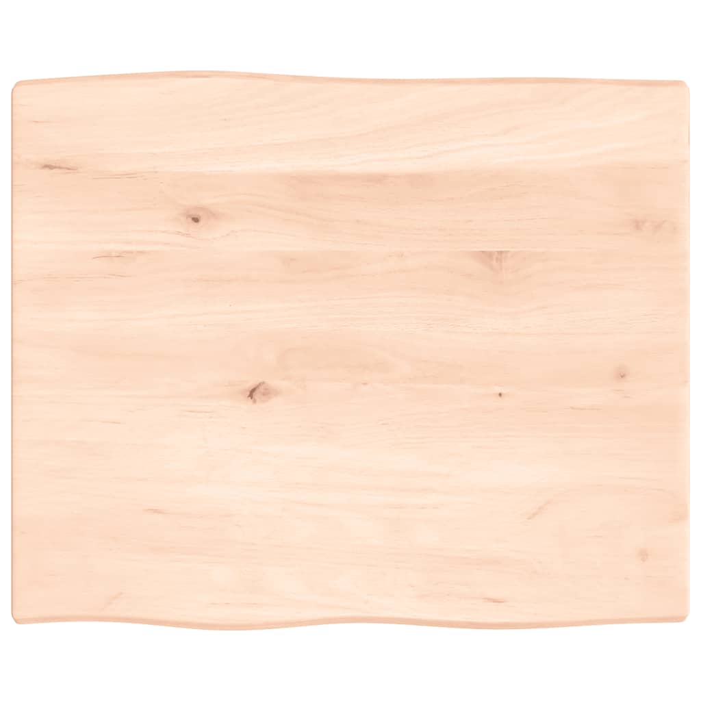 Stolní deska 60 x 50 x 2 cm neošetřené masivní dubové dřevo