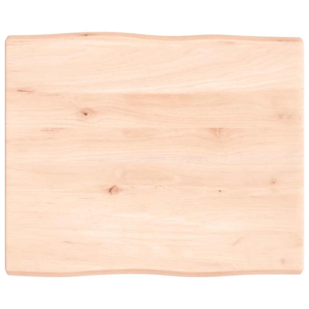 vidaXL Blat masă 60x50x(2-4) cm lemn stejar netratat contur organic