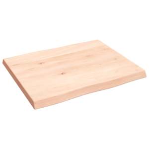 Stolní deska 60x50x(2-4) cm neošetřený masivní dřevo živá hrana - obrázek 4