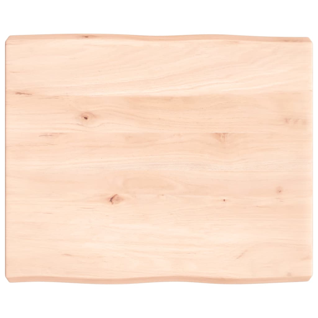 vidaXL Blat masă 60x50x(2-6) cm lemn stejar netratat contur organic