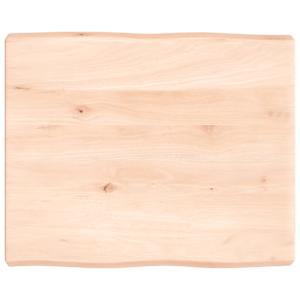 Stolní deska 60x50x(2-6) cm neošetřený masivní dřevo živá hrana - obrázek 2