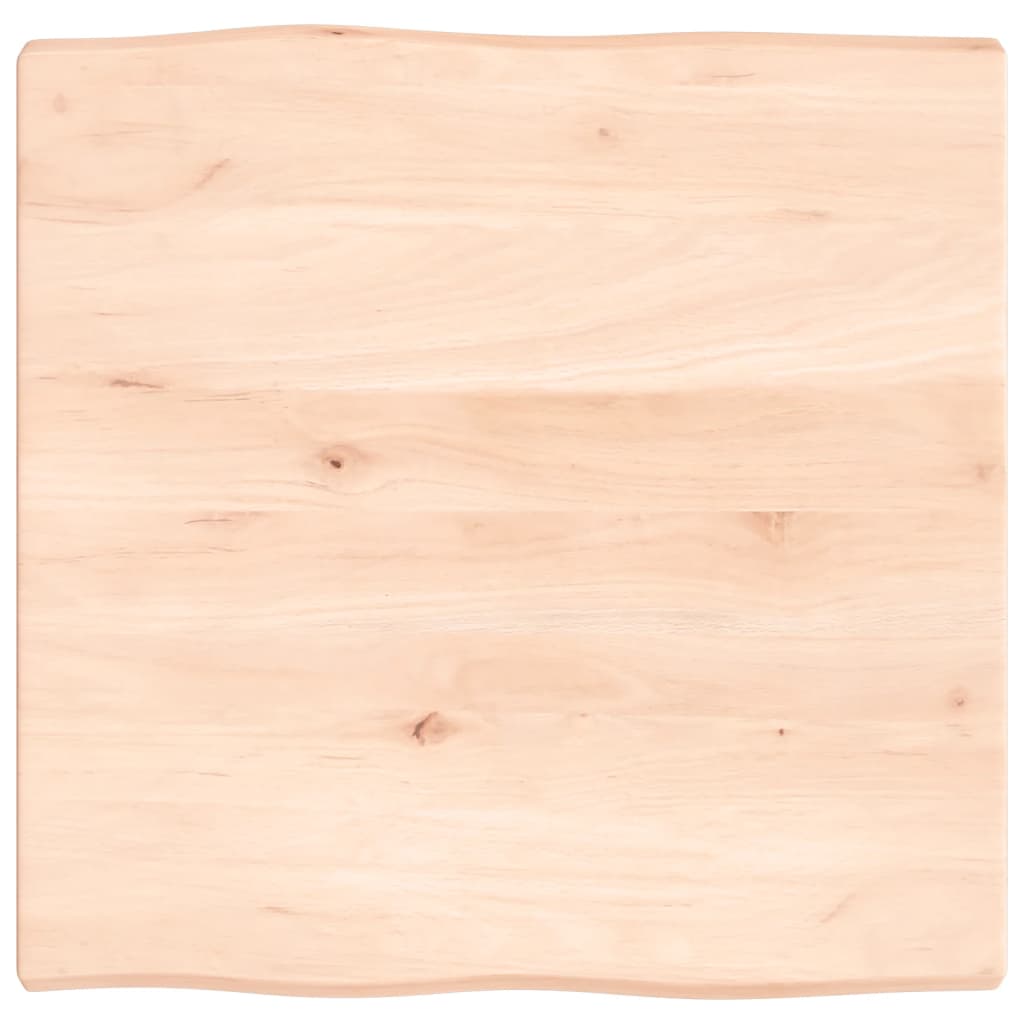 Stolní deska 60 x 60 x 4 cm neošetřené masivní dubové dřevo