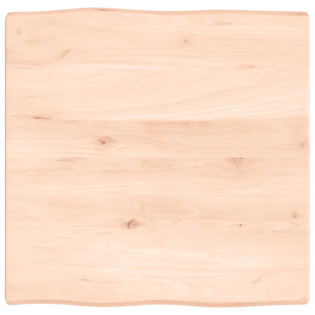 vidaXL Blat masă 60x60x(2-4) cm lemn stejar netratat contur organic