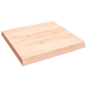 Stolní deska 60x60x(2-6) cm neošetřený masivní dřevo živá hrana - obrázek 4